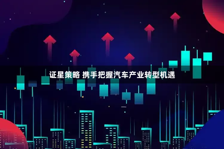 证星策略 携手把握汽车产业转型机遇
